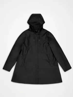 Rains A Line Jacket Black