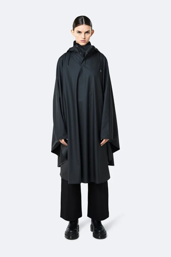 rains-cape-black (2) Rains Cape in Black worn by model