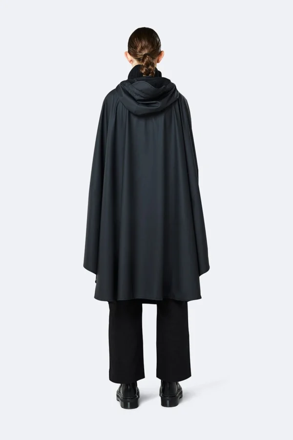 rains-cape-black (7) Rains Cape in Black worn by model
