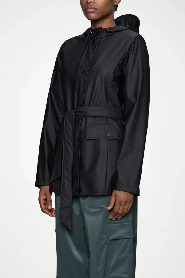rains-curve-jacket-black (3) Rains Curve Jacket in black worn by model