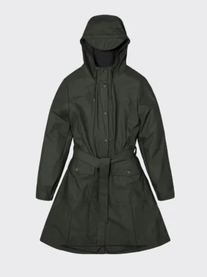 Rains Curve Jacket in green