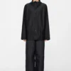 rains-jacket-black (2) Rains Jacket black unisex rain jacket front view