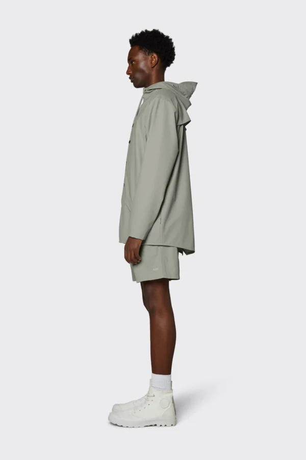 rains-jacket-dark-cement (2) Rains Jacket in cement worn by model