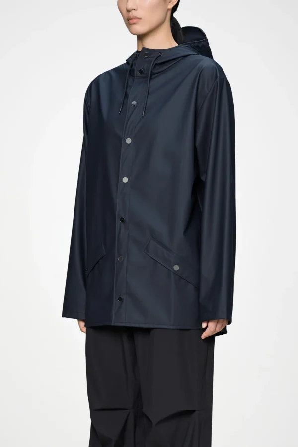 rains-jacket-navy (2) Rains Jacket in navy worn by model