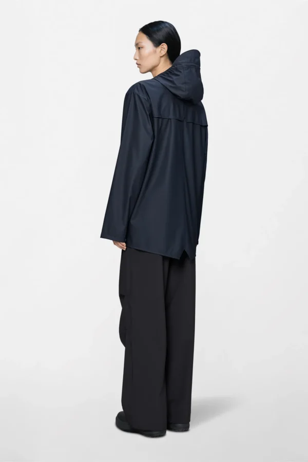 rains-jacket-navy (5) Rains Jacket in navy worn by model