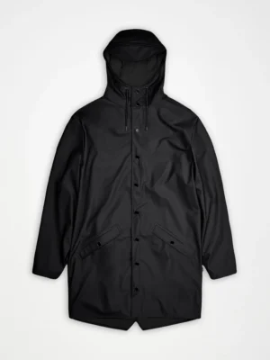 Rains Long Jacket in black