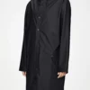 rains-long-jacket-black (4) Rains Long Jacket in black worn by model