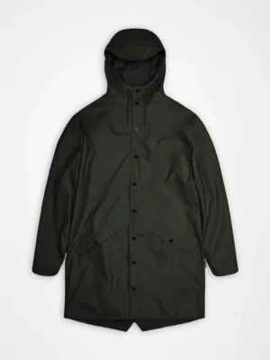 Rains Long Jacket in green