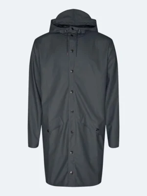 Rains Long Jacket in slate
