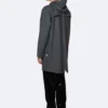rains-long-jacket-slate (5) Rains Long Jacket in slate worn by model