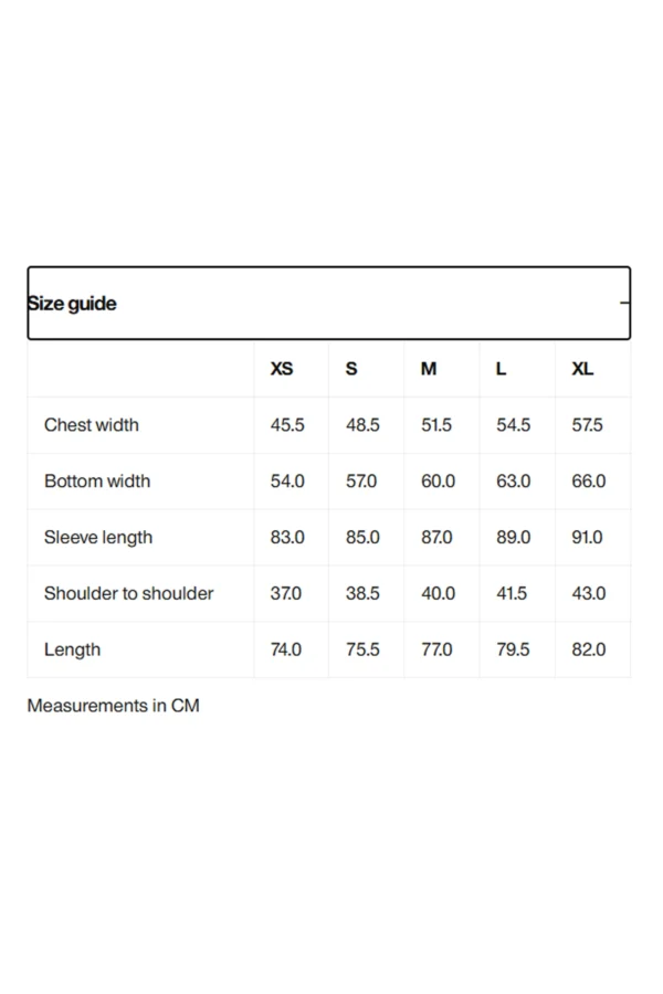 size-guide-rains-curve-jacket Rains Curve Jacket