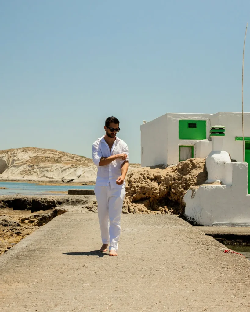 Men's Mediterranean summer style