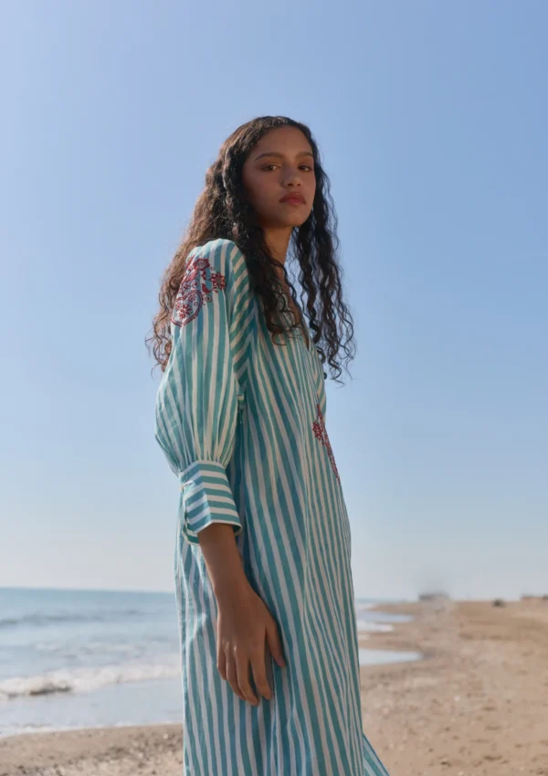 babbaki-love-embroidered-tunic (1) Babbaki Love Embroidered Tunic worn by model