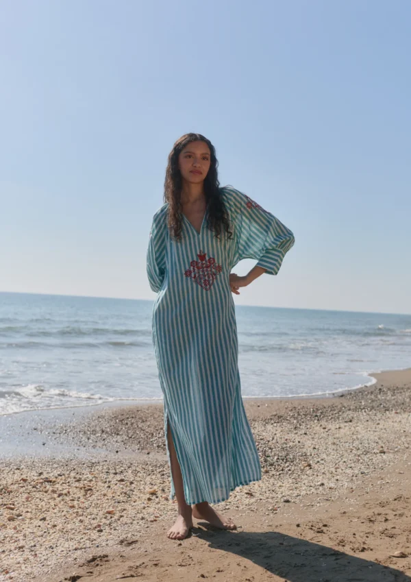 babbaki-love-embroidered-tunic (4) Babbaki Love Embroidered Tunic worn by model