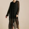 efimeron-aphrodite-long-dress-black (2) Efimeron Aphrodite Long Shirt Black worn by model