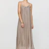 efimeron-dione-dress-beige (1) Efimeron Dione Dress Beige worn by model