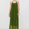 efimeron-dione-dress-green (1) Efimeron Dione Dress Green worn by model
