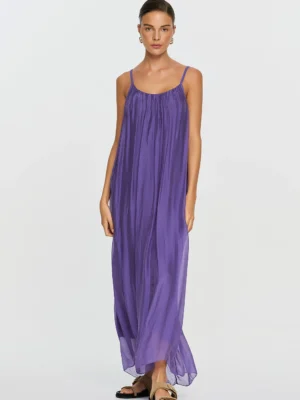 Efimeron Dione Dress Purple worn by model