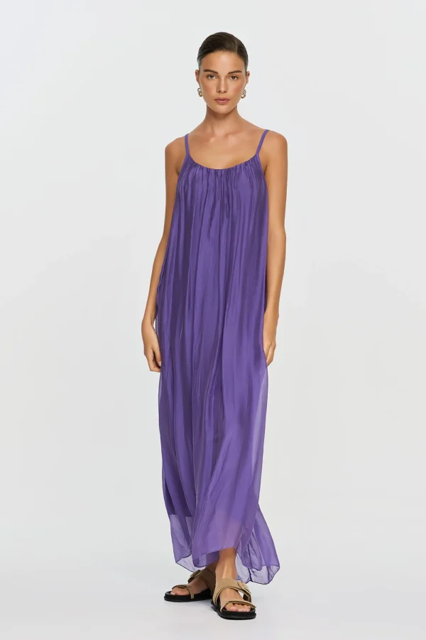 efimeron-dione-dress-purple (1) Efimeron Dione Dress Purple worn by model
