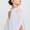 Efimeron Gaia Dress White worn by model