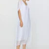 Efimeron Gaia Dress White worn by model