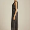 Efimeron Hydra Long Dress Grey worn by model