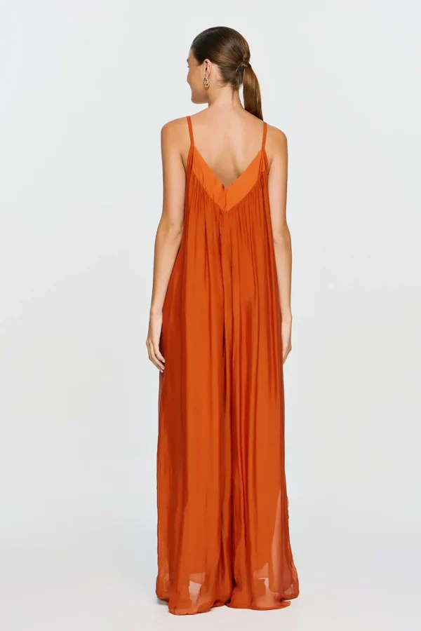 efimeron-nephele-jumpsuit-burnt-orange Efimeron Nephele Jumpsuit Burnt Orange worn by model