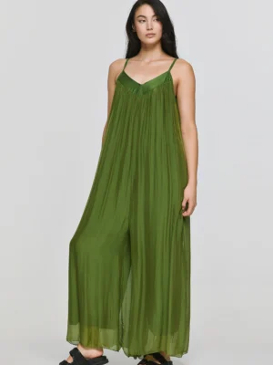 Efimeron Nephele Jumpsuit Green worn by model