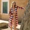 httpsbabbaki.comencollectionsvestidos-y-caftanes-1productsvestido-patmos-spice-sky (4) Babbaki Patmos Dress Spice Sky worn by model