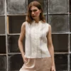 klotho-arsinoe-top-off-white (1) Klotho Arsinoe Top Off White worn by model