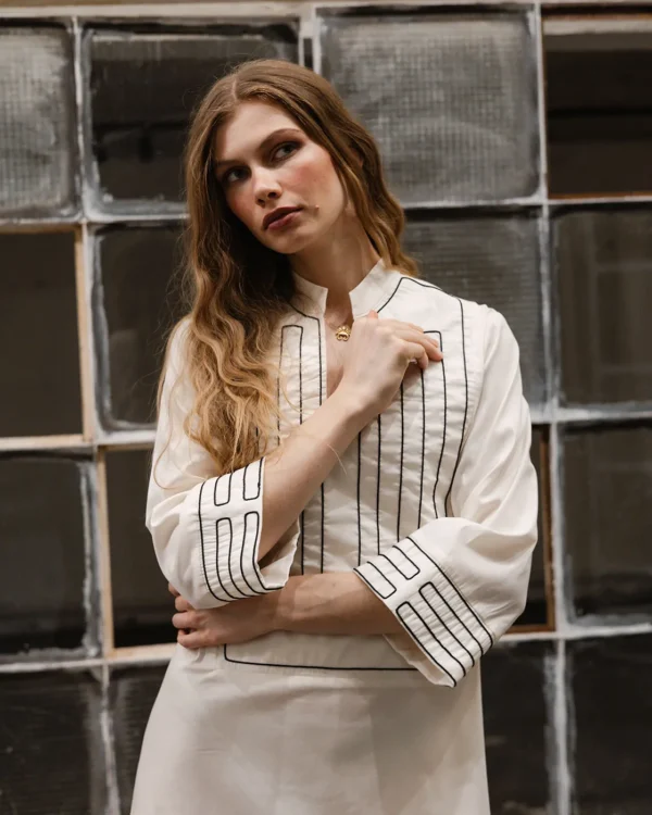 klotho-elpida-dress-off-white (4) Klotho Elpida Dress Off White worn by model