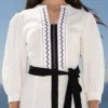 klotho-thalassa-dress-white (2) Klotho Thalassa Dress White worn by model