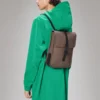 Rains Backpack Micro Shade worn by model