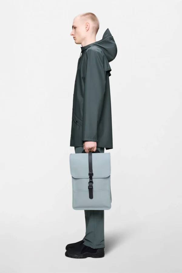rains-backpack-mini-pool (3) Rains Backpack Mini Pool worn by model