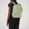 rains-book-daypack-earth (4) Rains Book Daypack earth worn by model