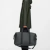 rains-hilo-weekend-bak-dark-gray (2) Rains Hilo Weekend Bag Dark Grey worn by model