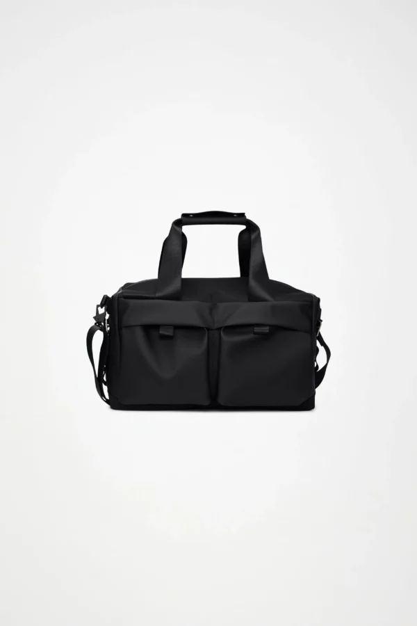 rains-otaru-weekend-travel-bag-small-black (3) Rains Otaru Weekend Bag Small black