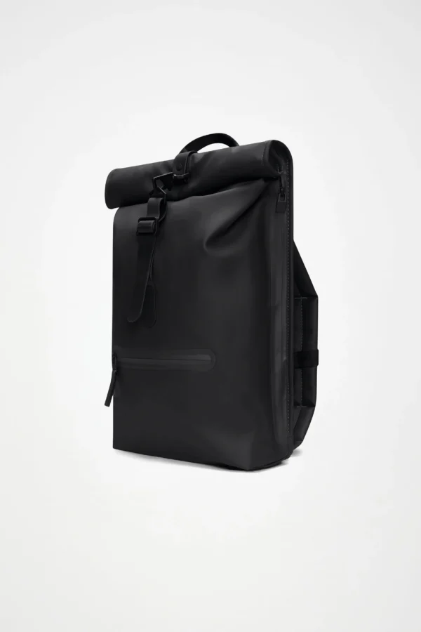 rains-rolltop-rucksack-black (5) Rains Rolltop Rucksack Black