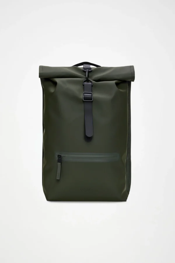 rains-rolltop-rucksack-green (3) Rains Rolltop Rucksack Green