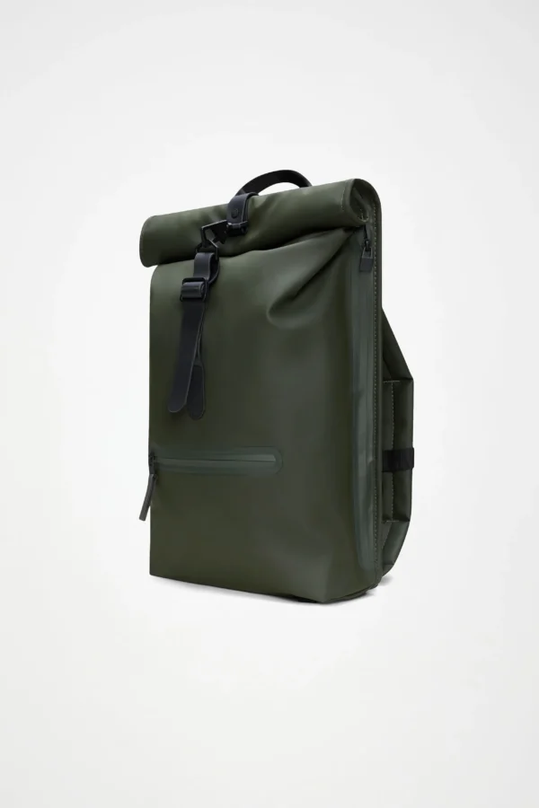 rains-rolltop-rucksack-green (5) Rains Rolltop Rucksack Green