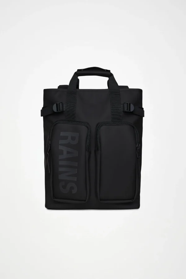 rains-texel-tote-backpack-black(3) Rains Texel Tote Backpack black