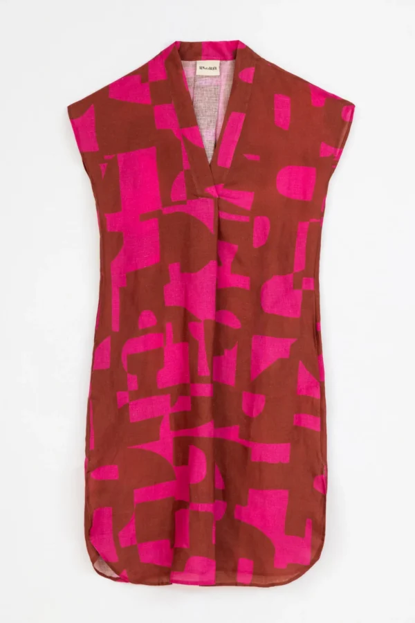 Sun of a Beach La Caramela Linen Kaftan