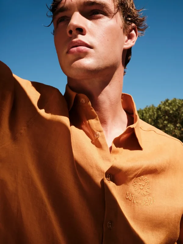 sun-of-a-beach-sunflower-linen-shirt (3) Sun Of A Beach Sunflower Linen Shirtworn by model